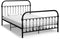 vidaXL - Bedframe - metaal - zwart - 140x200 - cm