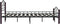 vidaXL - Bedframe - metaal - zwart - 140x200 - cm