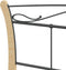 vidaXL - Bedframe - metaal - zwart - 140x200 - cm