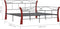 vidaXL - Bedframe - metaal - zwart - 140x200 - cm