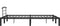vidaXL - Bedframe - metaal - zwart - 140x200 - cm