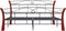vidaXL - Bedframe - metaal - zwart - 140x200 - cm