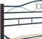 vidaXL - Bedframe - metaal - zwart - 140x200 - cm