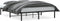 vidaXL - Bedframe - metaal - zwart - 150x200 - cm