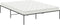 vidaXL - Bedframe - metaal - zwart - 150x200 - cm