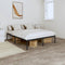 vidaXL - Bedframe - metaal - zwart - 150x200 - cm