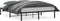 vidaXL - Bedframe - metaal - zwart - 160x200 - cm