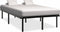 vidaXL - Bedframe - metaal - zwart - 160x200 - cm
