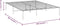 vidaXL - Bedframe - metaal - zwart - 160x200 - cm