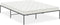 vidaXL - Bedframe - metaal - zwart - 160x200 - cm