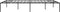 vidaXL - Bedframe - metaal - zwart - 160x200 - cm