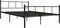 vidaXL - Bedframe - metaal - zwart - 160x200 - cm