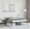 vidaXL - Bedframe - metaal - zwart - 160x200 - cm