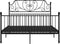 vidaXL - Bedframe - metaal - zwart - 160x200 - cm