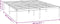 vidaXL - Bedframe - metaal - zwart - 160x200 - cm