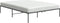 vidaXL - Bedframe - metaal - zwart - 160x200 - cm