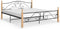 vidaXL - Bedframe - metaal - zwart - 180x200 - cm