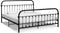 vidaXL - Bedframe - metaal - zwart - 180x200 - cm