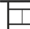 vidaXL - Bedframe - metaal - zwart - 180x200 - cm