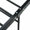 vidaXL - Bedframe - metaal - zwart - 180x200 - cm