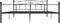 vidaXL - Bedframe - metaal - zwart - 180x200 - cm