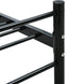 vidaXL - Bedframe - metaal - zwart - 180x200 - cm