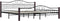 vidaXL - Bedframe - metaal - zwart - 180x200 - cm