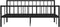 vidaXL - Bedframe - metaal - zwart - 180x200 - cm