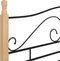 vidaXL - Bedframe - metaal - zwart - 180x200 - cm
