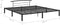 vidaXL - Bedframe - metaal - zwart - 180x200 - cm