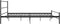 vidaXL - Bedframe - metaal - zwart - 180x200 - cm