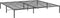 vidaXL - Bedframe - metaal - zwart - 193x203 - cm