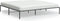 vidaXL - Bedframe - metaal - zwart - 193x203 - cm