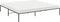 vidaXL - Bedframe - metaal - zwart - 193x203 - cm