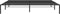 vidaXL - Bedframe - metaal - zwart - 193x203 - cm