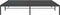 vidaXL - Bedframe - metaal - zwart - 193x203 - cm