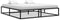 vidaXL - Bedframe - metaal - zwart - 200x200 - cm