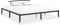 vidaXL - Bedframe - metaal - zwart - 200x200 - cm