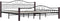 vidaXL - Bedframe - metaal - zwart - 200x200 - cm
