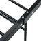 vidaXL - Bedframe - metaal - zwart - 200x200 - cm
