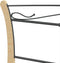 vidaXL - Bedframe - metaal - zwart - 200x200 - cm