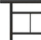 vidaXL - Bedframe - metaal - zwart - 200x200 - cm