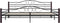 vidaXL - Bedframe - metaal - zwart - 200x200 - cm