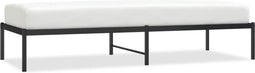 vidaXL - Bedframe - metaal - zwart - 75 - x - 190 - cm