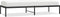 vidaXL - Bedframe - metaal - zwart - 75 - x - 190 - cm