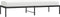 vidaXL - Bedframe - metaal - zwart - 75 - x - 190 - cm