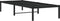 vidaXL - Bedframe - metaal - zwart - 80x200 - cm