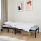 vidaXL - Bedframe - metaal - zwart - 90x190 - cm