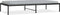vidaXL - Bedframe - metaal - zwart - 90x190 - cm