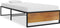 vidaXL - Bedframe - metaal - zwart - 90x200 - cm